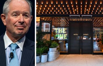 Steven Schwarzman, CEO and co-founder of Blackstone, and Kimpton Hotel Eventi.