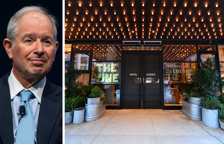 Steven Schwarzman, CEO and co-founder of Blackstone, and Kimpton Hotel Eventi.