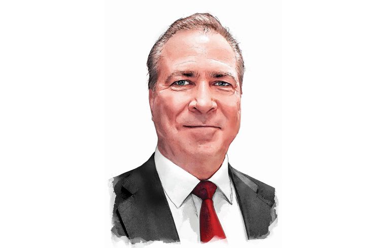 A drawing of Tom Lloyd.