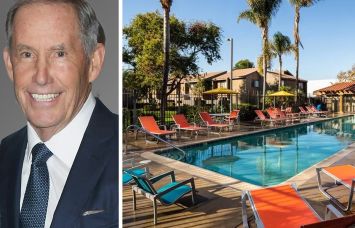 William McMorrow, CEO of Kennedy Wilson, and La Vista Apartments, Santa Maria, Calif.