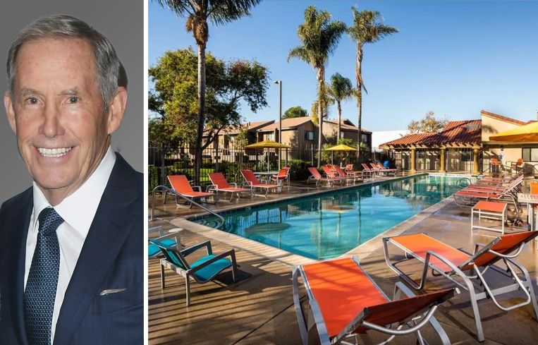 William McMorrow, CEO of Kennedy Wilson, and La Vista Apartments, Santa Maria, Calif.