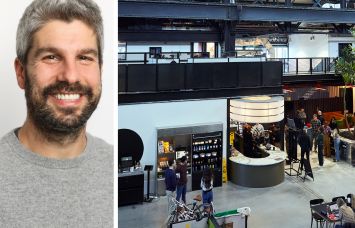 Zach Aarons, co-founder and general partner of MetaProp, and Newlab at Brooklyn Navy Yard.