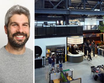 Zach Aarons, co-founder and general partner of MetaProp, and Newlab at Brooklyn Navy Yard.