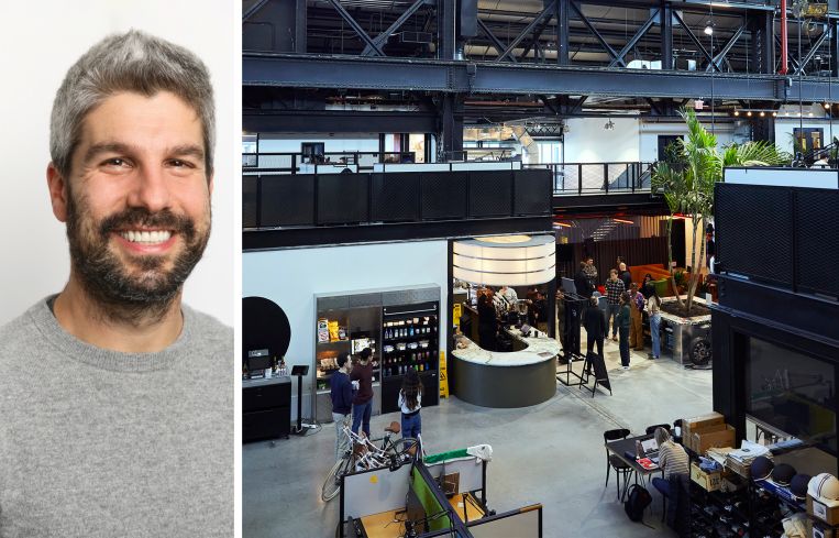 Zach Aarons, co-founder and general partner of MetaProp, and Newlab at Brooklyn Navy Yard.