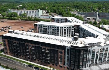 Axis 201, a 398-unit luxury multifamily property just west of Yale University in New Haven, Conn.
