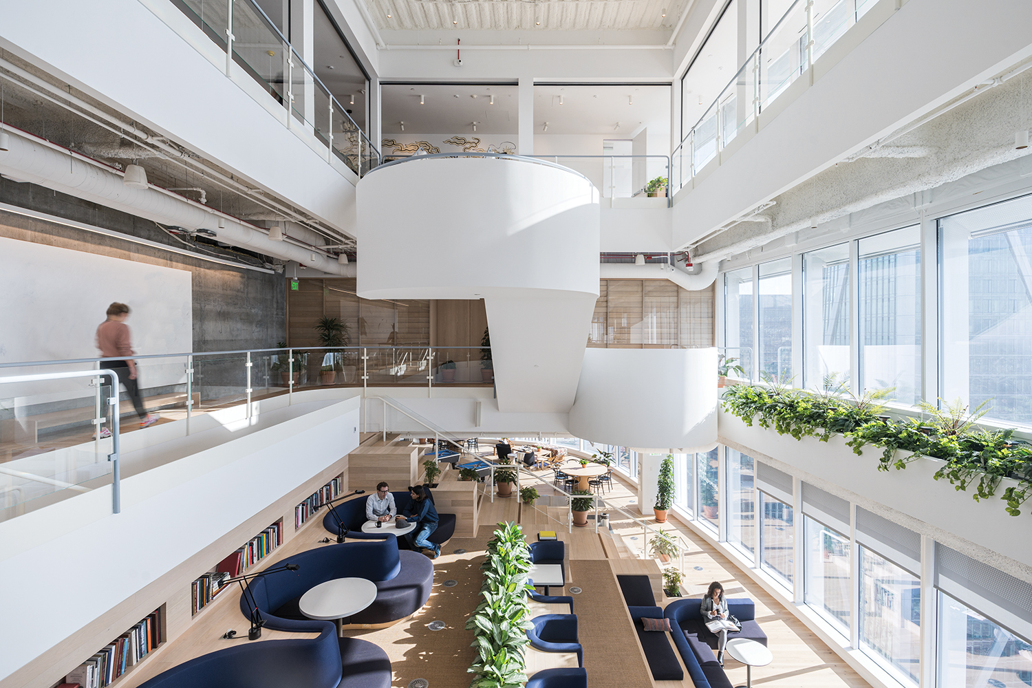 WeWork space in San Francisco's Salesforce Tower.