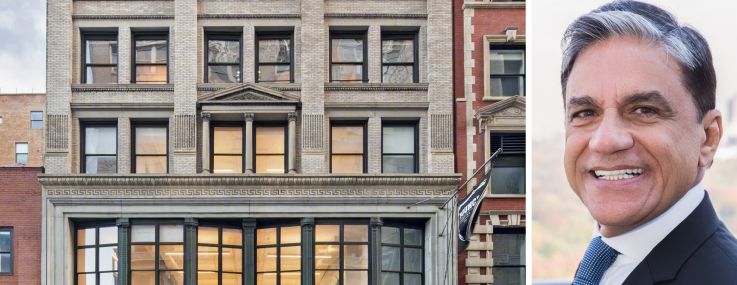 53-55 West 21st Street and Moinian Group founder and CEO Joseph Moinian.