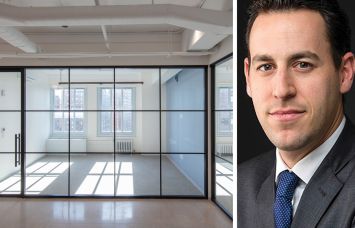 15th floor of 853 Broadway and The Feil Organization's Andrew Wiener.