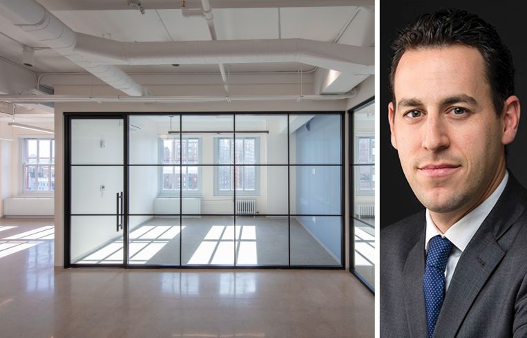 15th floor of 853 Broadway and The Feil Organization's Andrew Wiener.