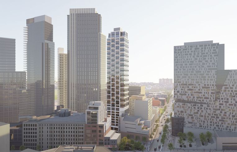 A rendering of 95 Rockwell Place.