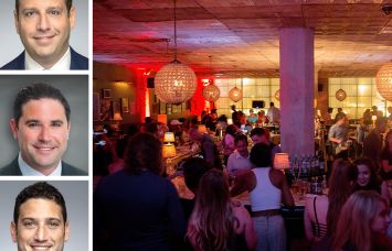 Walker & Dunlop's Aaron Appel, Jonathan Schwartz, and Adam Schwartz, and Soho House Chicago.