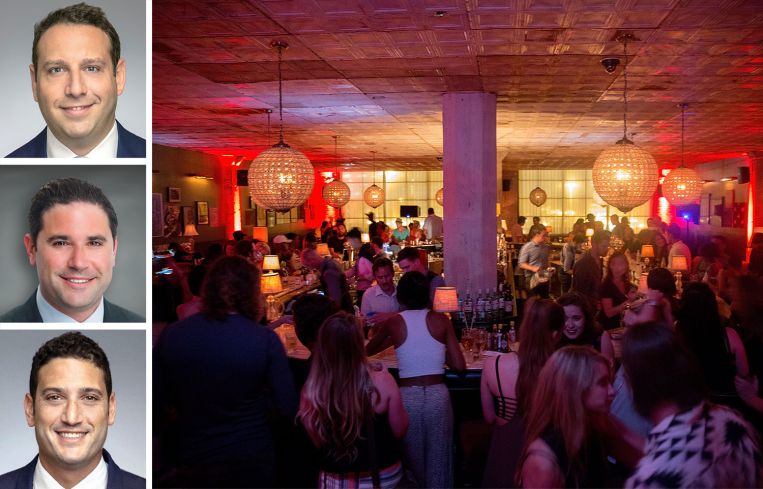 Walker & Dunlop's Aaron Appel, Jonathan Schwartz, and Adam Schwartz, and Soho House Chicago.