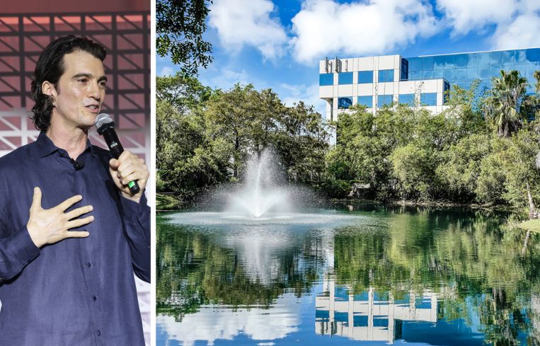 Adam Neumann and Aventura Corporate Center.
