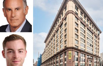 Alan Cohen and Cooper Katz of ABS Partners Real Estate, and 25 Chapel Street, Brooklyn.