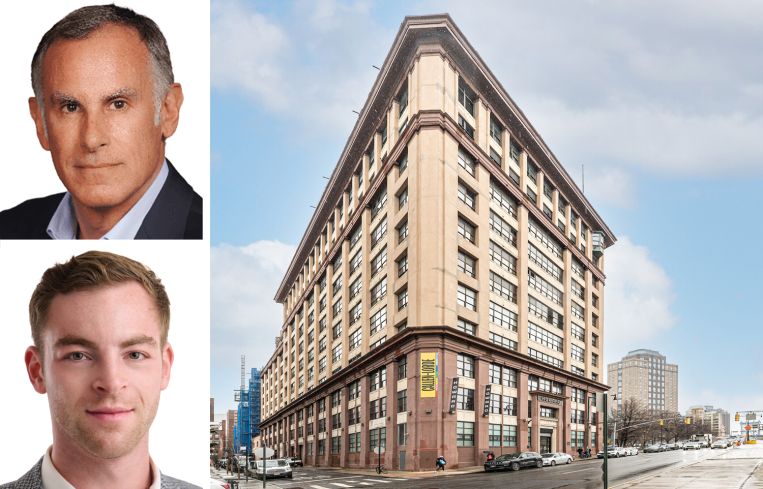 Alan Cohen and Cooper Katz of ABS Partners Real Estate, and 25 Chapel Street, Brooklyn.