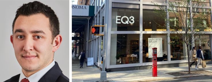 Newmark's Ariel Schuster and Mitch Heifetz, and 116 Seventh Avenue.