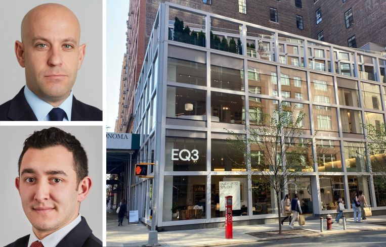 Newmark's Ariel Schuster and Mitch Heifetz, and 116 Seventh Avenue.
