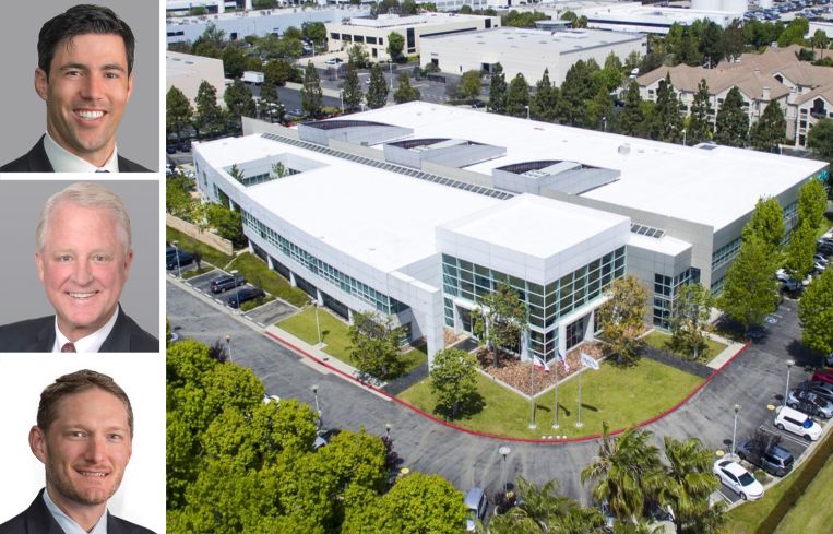 Cushman & Wakefield's Brett Racanelli, Jeffrey Morgan, and Nathan Piehl, and 3401 Del Amo Boulevard, Torrance, Calif.