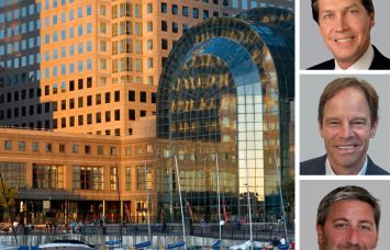 Brookfield Place and Cushman & Wakefield's Robert Lowe, Gus Field, and Jon Herman.