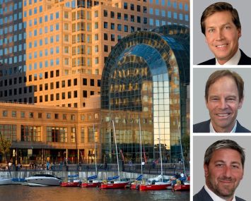Brookfield Place and Cushman & Wakefield's Robert Lowe, Gus Field, and Jon Herman.