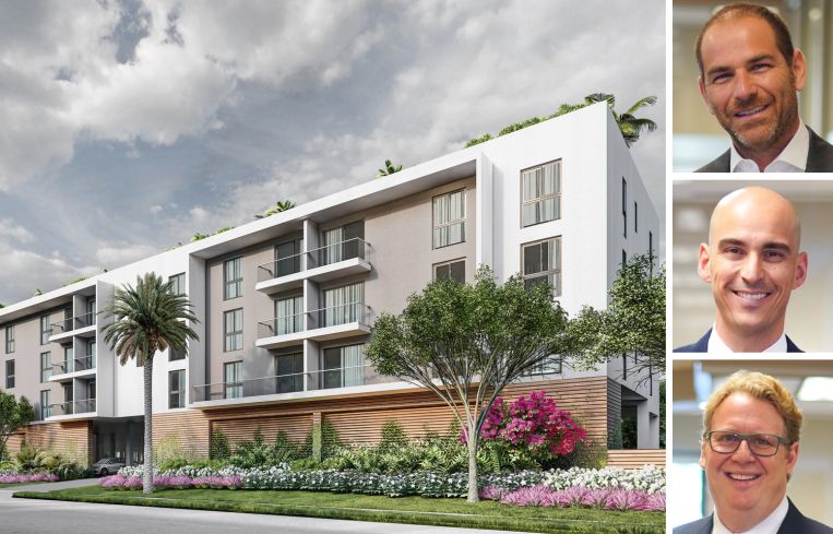 A rendering of Caltopia and Calta Group's Ignazio Caltagirone, Gaetano Caltagirone, and Igor Blatnik.