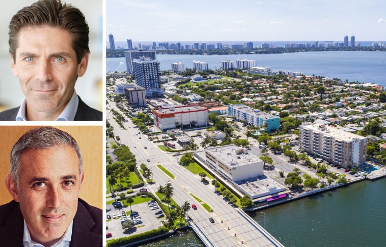 Mast Capital CEO Camilo Miguel Jr., TPG Angelo Gordon co-Managing Partner, Head of Real Estate Adam Schwartz, and North Bay Village.
