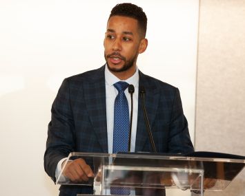 Brooklyn Borough President Antonio Reynoso speaks at Commercial Observer's Brooklyn Market Forum.
