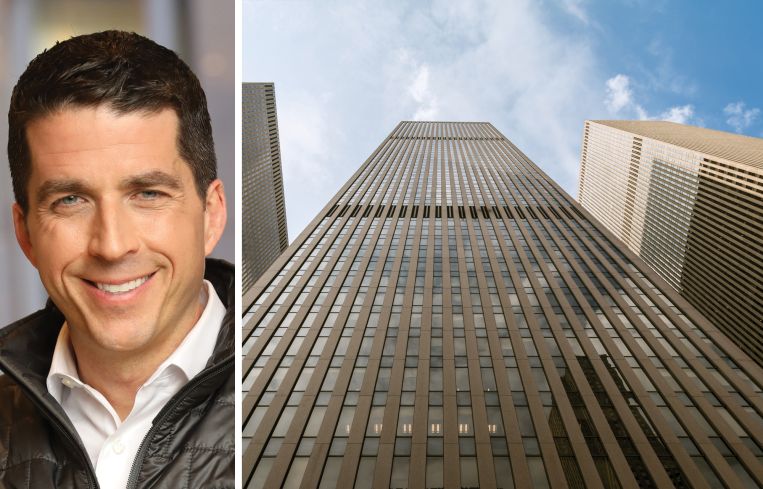 Daniel Moore, president and CEO of Rockefeller Group, and 1221 Avenue of the Americas.
