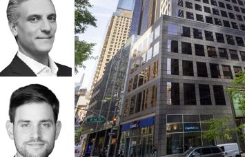 Newmark's David Berke and Scott Gutnick, and 1745 Broadway.