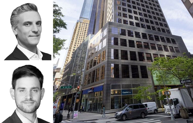 Newmark's David Berke and Scott Gutnick, and 1745 Broadway.