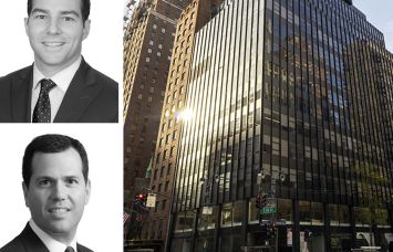 JLL's David Giancola and Andrew Scandalios, and 300 East 42nd Street.