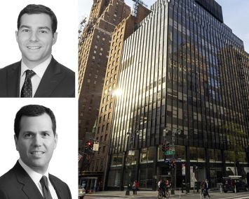 JLL's David Giancola and Andrew Scandalios, and 300 East 42nd Street.