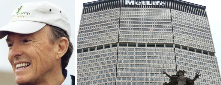 Irvine Co. Chairman Donald Bren and the MetLife Building at 200 Park Avenue.