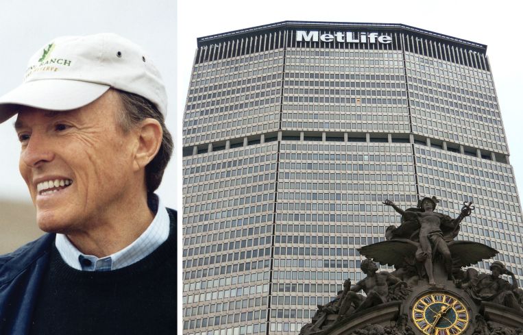 Irvine Co. Chairman Donald Bren and the MetLife Building at 200 Park Avenue.