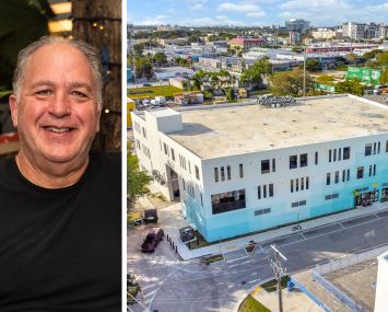 Doug Levine and The Wynwood Sky at 1900 Northeast Miami Court.