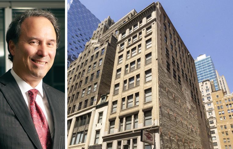 Gary Barnett, founder and chairman of Extell Development, and 15 West 46th Street.