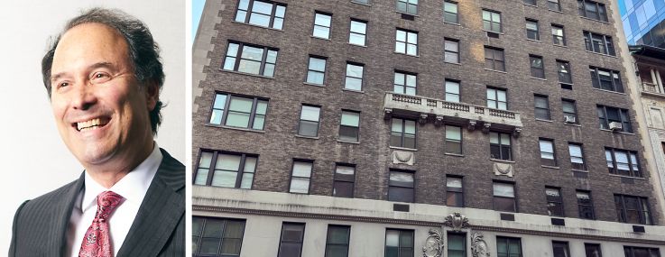 Extell CEO Gary Barnett and 171 West 57th Street.