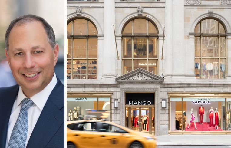 Gene Spiegelman of RIPCO Real Estate and the Mango store on Fifth Avenue.