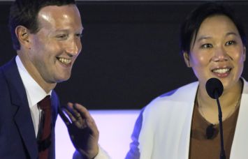 Mark Zuckerberg and Priscilla Chan.