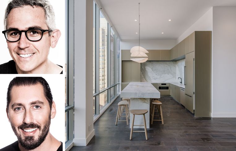 KPG Funds co-founders Gregory Kraut and Rod Kristberg, and La Gallerie at 132 West 14th Street.