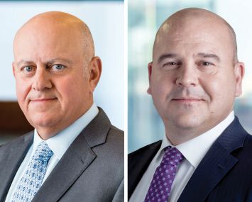 Prologis retiring CEO Hamid Moghadam and incoming CEO Dan Letter.
