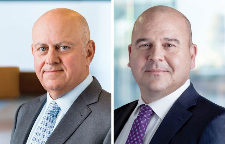 Prologis retiring CEO Hamid Moghadam and incoming CEO Dan Letter.