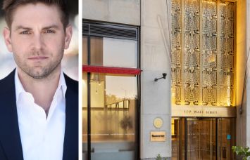 Harlan Strader, vice president of commercial leasing at Silverstein Properties, and 120 Wall Street.