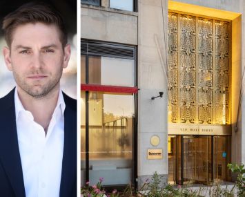 Harlan Strader, vice president of commercial leasing at Silverstein Properties, and 120 Wall Street.