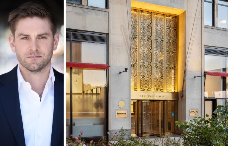 Harlan Strader, vice president of commercial leasing at Silverstein Properties, and 120 Wall Street.
