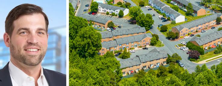 Jared Emery and Rawles Wilcox of KLNB and Barracks West Apartments and Townhomes in Charlottesville, Va.