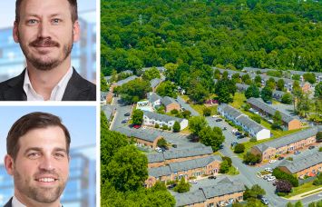 Jared Emery and Rawles Wilcox of KLNB and Barracks West Apartments and Townhomes in Charlottesville, Va.