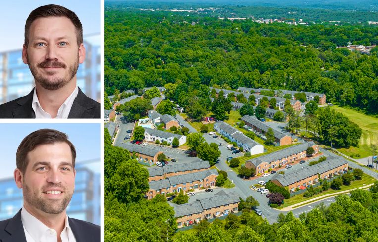 Jared Emery and Rawles Wilcox of KLNB and Barracks West Apartments and Townhomes in Charlottesville, Va.