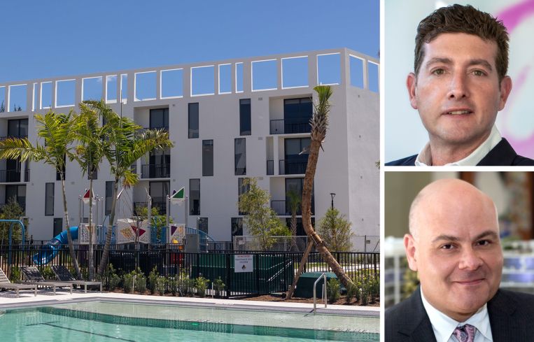 Laguna Gardens in Miami Gardens, Fla., and Asi Cymbal and Hector delaTorres of Cymbal DLT.