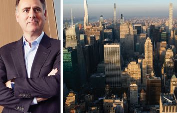Matt Salem, head of real estate credit at KKR, and midtown Manhattan.